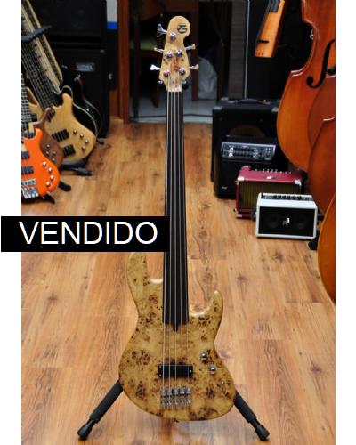 Maruszczyk Elwood L5p 24 Poplar Eye Fretless